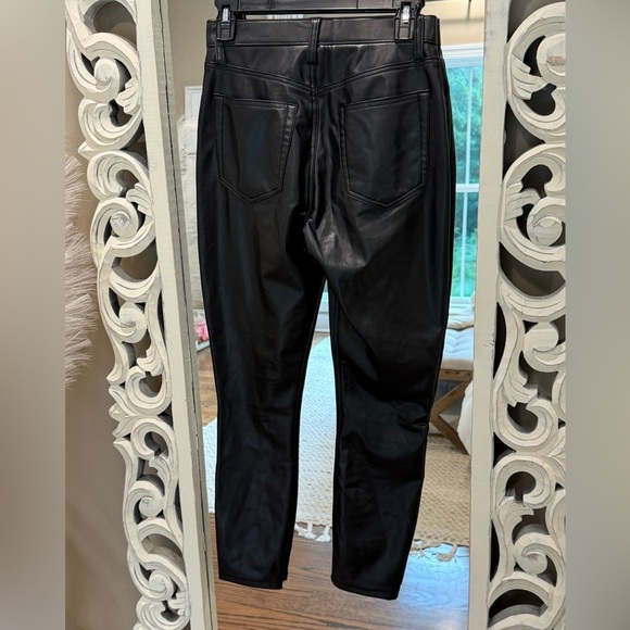 Women’s ABERCROMBIE & FITCH Curve Love The Skinny High Rise black pant- Size 2 - Picture 6 of 8